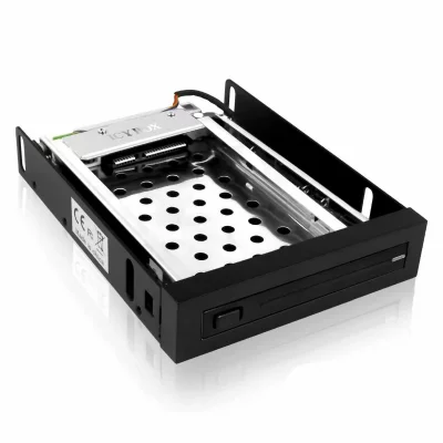 RAIDSONIC Icy Box IB-2216StS 8,89 cm (3.5"") Panneau de fa&ccedil;ade Noir, Cadrage