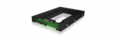 ICY BOX  IB-2538StS Adaptateur pour baie de stockage 3,5"" &agrave; 2,5"" noir