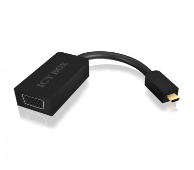 ICY BOX  IB-AC503 Adapter, HDMI Micro zu VGA Adapter