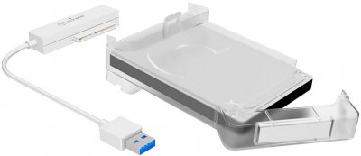 ICY BOX  IB-AC703-U3 SATA III USB 3.0 Blanc