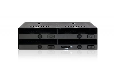 ICY DOCK  flexiDOCK MB524SP-B - Compartiment pour lecteur de support de stockage - 2.5"" - noir