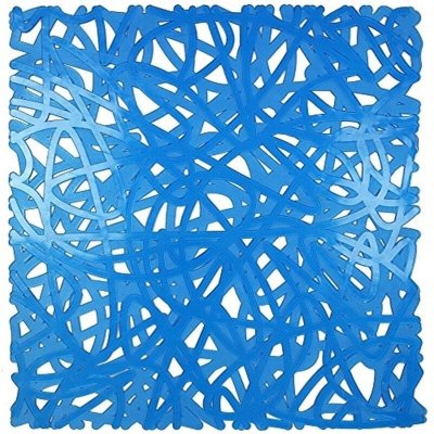 ID MAT  323205 Mixy Tapis Fond d'&Eacute;vier PVC Bleu 32 x 32 x 0,4 cm