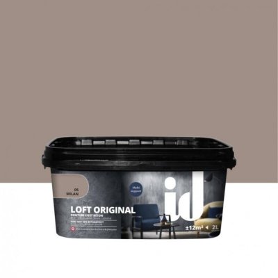 ID PARIS  - Peinture d&eacute;corative loft beton original 2L milan milan