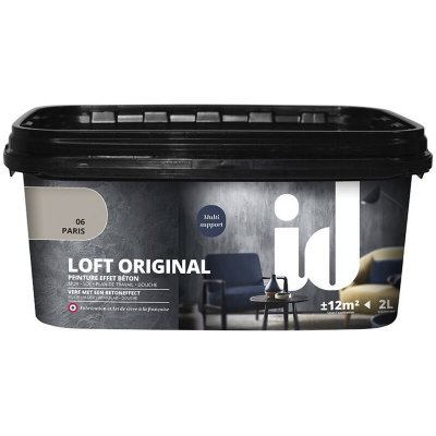 ID PARIS  - Peinture d&eacute;corative loft beton original 2L paris paris