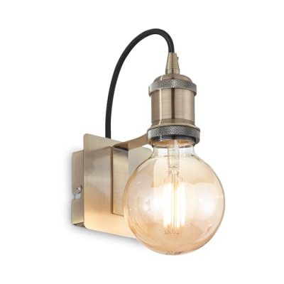 IDEAL LUX  - Applique Frida AP1 Laiton antique 60W max - Laiton Or Dor&eacute;