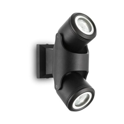 IDEAL LUX  - Applique murale Noire xeno 2 ampoules - Noir