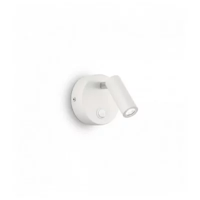 IDEAL LUX  Applique Page rond Blanc 1x3W