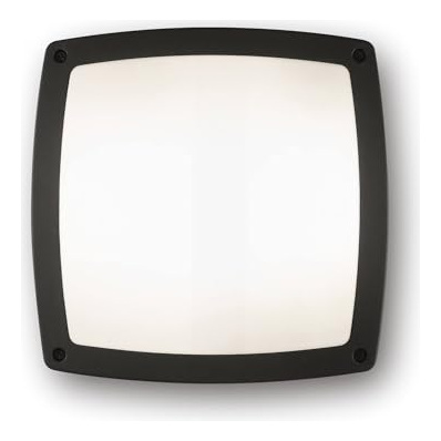 IDEAL LUX  Cometa - Applique Murale Ext&eacute;rieure &Agrave; 3 Ampoules Noir Ip54, E14
