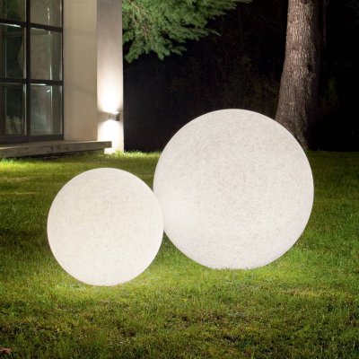 IDEAL LUX  doris - 1 lumi&egrave;re ext&eacute;rieure au sol blanc ip44, e27