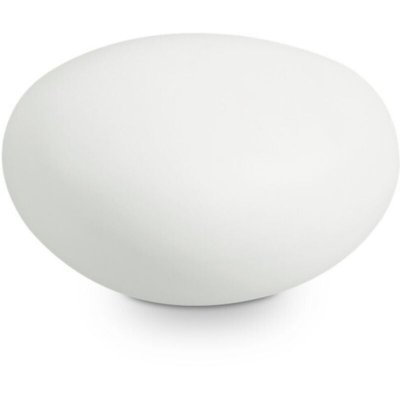 IDEAL LUX  Eclairage ext&eacute;rieur d&eacute;coratif Sasso galet blanc 25 x 18 cm