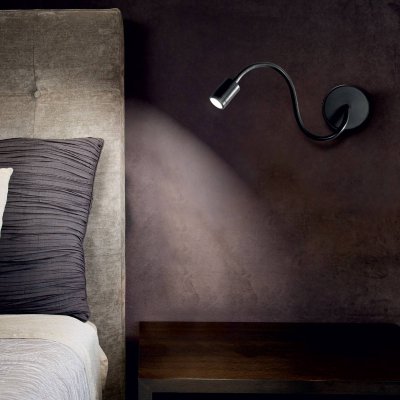 IDEAL LUX  Focus AP1 - Flessible LED applique - Noir mat - 
