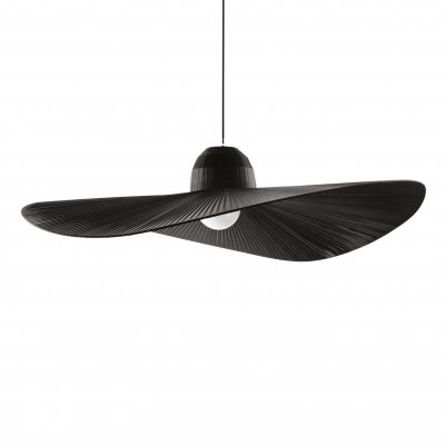 IDEAL LUX  Madame - Plafonnier &agrave; 1 ampoule en forme de d&ocirc;me noir
