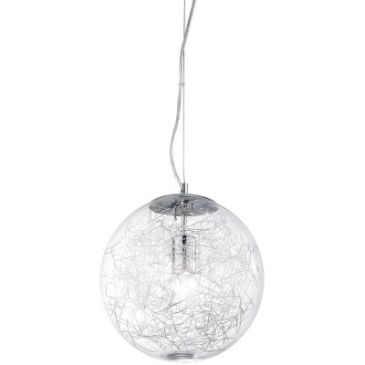 IDEAL LUX  Mapa Max - Suspension &Agrave; 1 Ampoule, Petit Globe, Chrome, E27