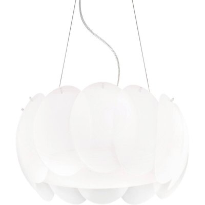 IDEAL LUX  Ovalino - Petit Plafonnier &Agrave; 5 Ampoules Blanc, E27