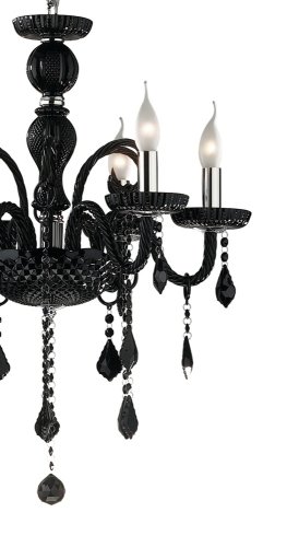 IDEAL LUX  Suspension GIUDECCA SP6 - Noir - 
