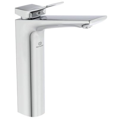 IDEAL STANDARD IDEAL Mitigeur lavabo Conca r&eacute;hauss&eacute; sans tirette sans vidage, chrome