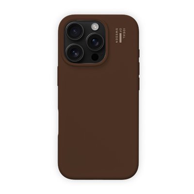 IDEAL OF SWEDEN  Coque en silicone avec MagSafe Apple iPhone 13/14/15/16e - Mocha Mousse