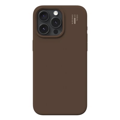 IDEAL OF SWEDEN  Coque en silicone avec MagSafe Apple iPhone 15 Pro Max - Mocha Mousse