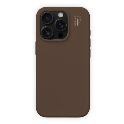 IDEAL OF SWEDEN  Coque en silicone avec MagSafe Apple iPhone 16 Pro - Mocha Mousse