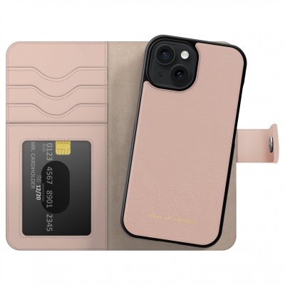 IDEAL OF SWEDEN  Magnet Wallet+ &Eacute;tui portefeuille Apple iPhone 15 - Pink