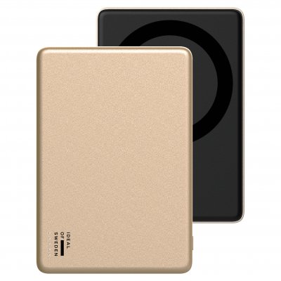 IDEAL OF SWEDEN  MagSafe Powerbank Slim 5.000 mAh - Batterie externe sans fil - Gold