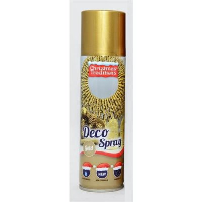 GENERIQUE Idena Spray d&eacute;coration No&euml;l, 150&nbsp;ml, 1&nbsp;pi&egrave;ce, or, 8580420