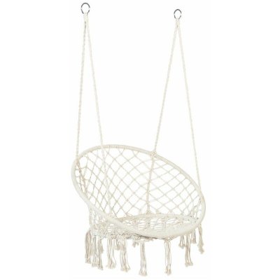 IDMARKET  - Hamac Chaise Suspendue boh&egrave;me 1 Personne Design macram&eacute;