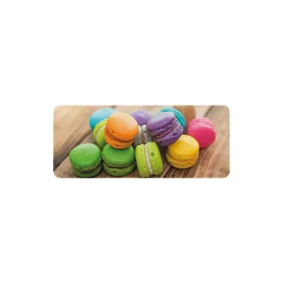 Idmat - Tapis decor de cuisine macarons minis 50x120 cm