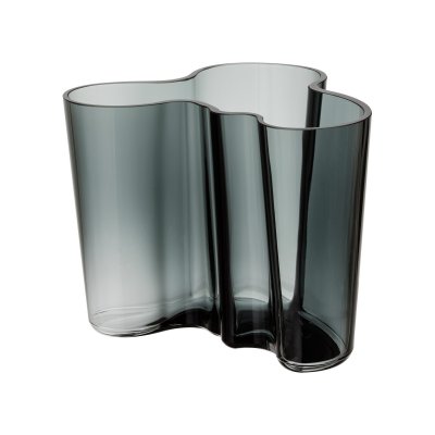 IITTALA  - Aalto Vase Savoy 160 mm, gris fonc&eacute;