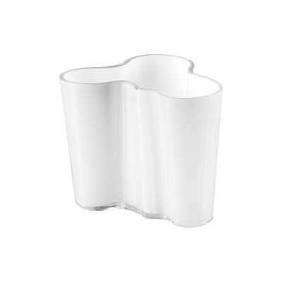 IITTALA  - Aalto vase Savoy, blanc opale, 95 mm