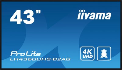 IIYAMA  - Ecran Affichage Dynamique 43 4K LH4360UHS-B2AG