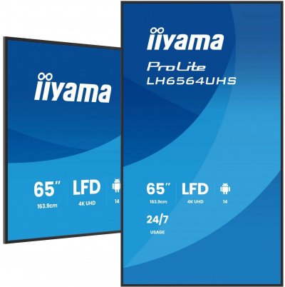 IIYAMA  &Eacute;cran Lh6564uhs-b1ag 65&acute;&acute;