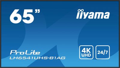 IIYAMA  LH6541UHS-B1AG 65inch 3840x2160 4K UHD IPS panel LH6541UHS-B1AG