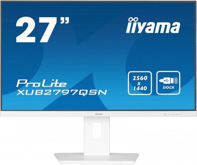 IIYAMA  Prolite XUB2797QSN-W1 27"" LED IPS WQHD 100 Hz USB-C tactile