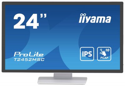 IIYAMA  T2452MSC-W1 24inch WHITE Bonded PCAP 10P Touch T2452MSC-W1