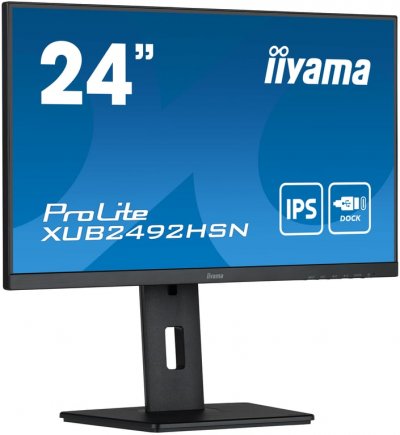 IIYAMA  xub2492hsn-b5 24' fhd75hzips4msusb-c dock rj45 XUB2492HSN-B5