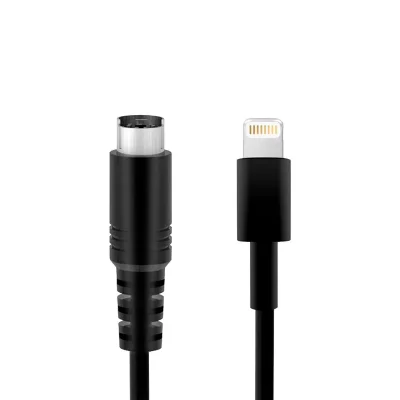 IK MULTIMEDIA  C&acirc;ble Lightning vers Mini-DIN (Femelle) - 60 cm