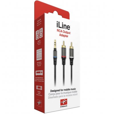IK MULTIMEDIA IK Multim&eacute;dia iLine RCA C&acirc;ble Bretelle 