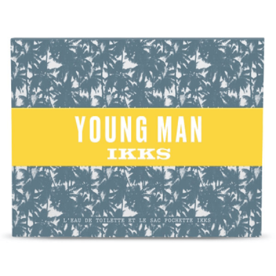 Ikks Young Man Bali Coffret Eau de Toilette 100 ml + Pochette en &eacute;ponge 1ct