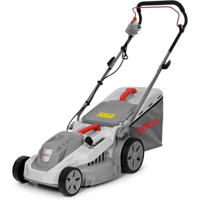 IKRA  Tondeuse électrique IERM 1638-1, 1600W, 5 hauteurs de Coupe 30-75mm, Largeur de Coupe 38cm