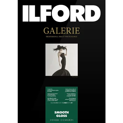 ILFORD  Galerie papier pour imprimante Smooth Gloss 310g A4 25 feuilles 