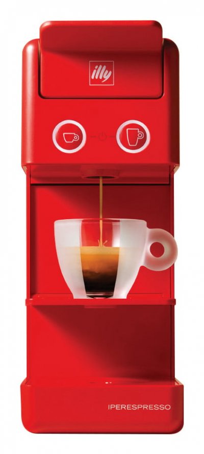 ILLY  Cafeti&egrave;re &agrave; dosette Y3.3 rouge expresso & coffee