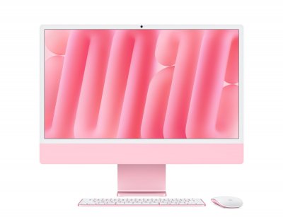 iMac 24'' ecran retina 4,5K 512GO SSD 16 GO RAM Puce M4 CPU 10 coeurs GPU 10 coeurs Rose