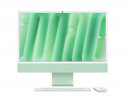 iMac 24'' ecran retina 4,5K 512GO SSD 24 GO RAM Puce M4 CPU 10 coeurs GPU 10 coeurs Vert