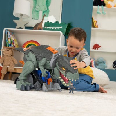 FISHER PRICE Imaginext Mega Stomp & Rumble Giga Dino Multicolore 3 Years