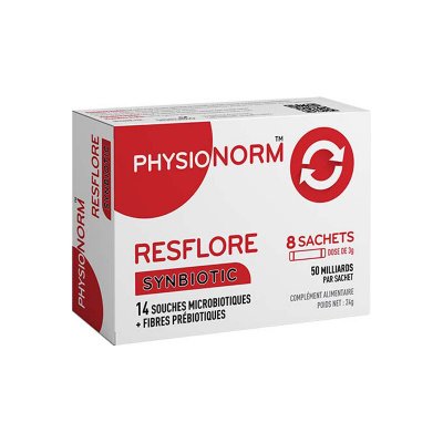 LABORATOIRE IMMUBIO IMMUBIO Physionorm Resflore 8 sachets