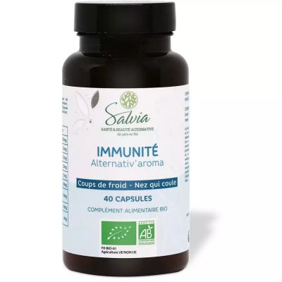 SALVIA NUTRITION Immunite alternativ'aroma 40 capsules bio huiles essentielles