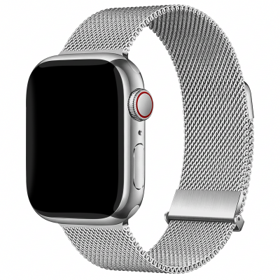 IMOSHION  Bracelet magn&eacute;tique milanais Apple Watch  38/40/41/42 mm - Argent