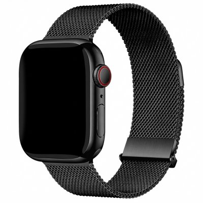 IMOSHION  Bracelet magn&eacute;tique milanais Apple Watch  38/40/41/42 mm - Noir