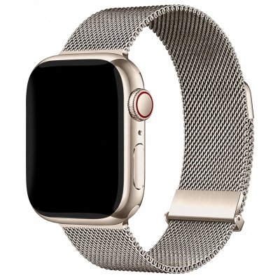 IMOSHION  Bracelet magn&eacute;tique milanais Apple Watch  38/40/41/42 mm - Starlight